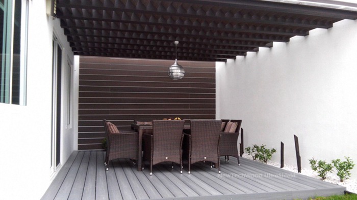 NewTechWood Wood Composite Cladding Decorative Ceiling